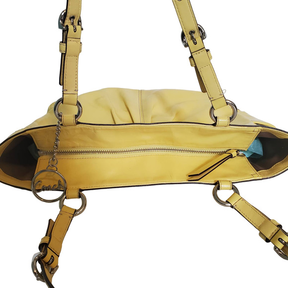 Coach Patent Leather Pleated Gallery Tote Bag F13761 - Picture 6 of 12